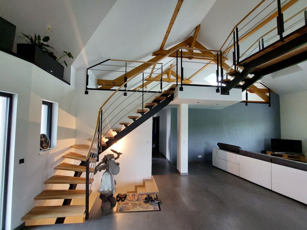 Escalier et passerelle sur mesure