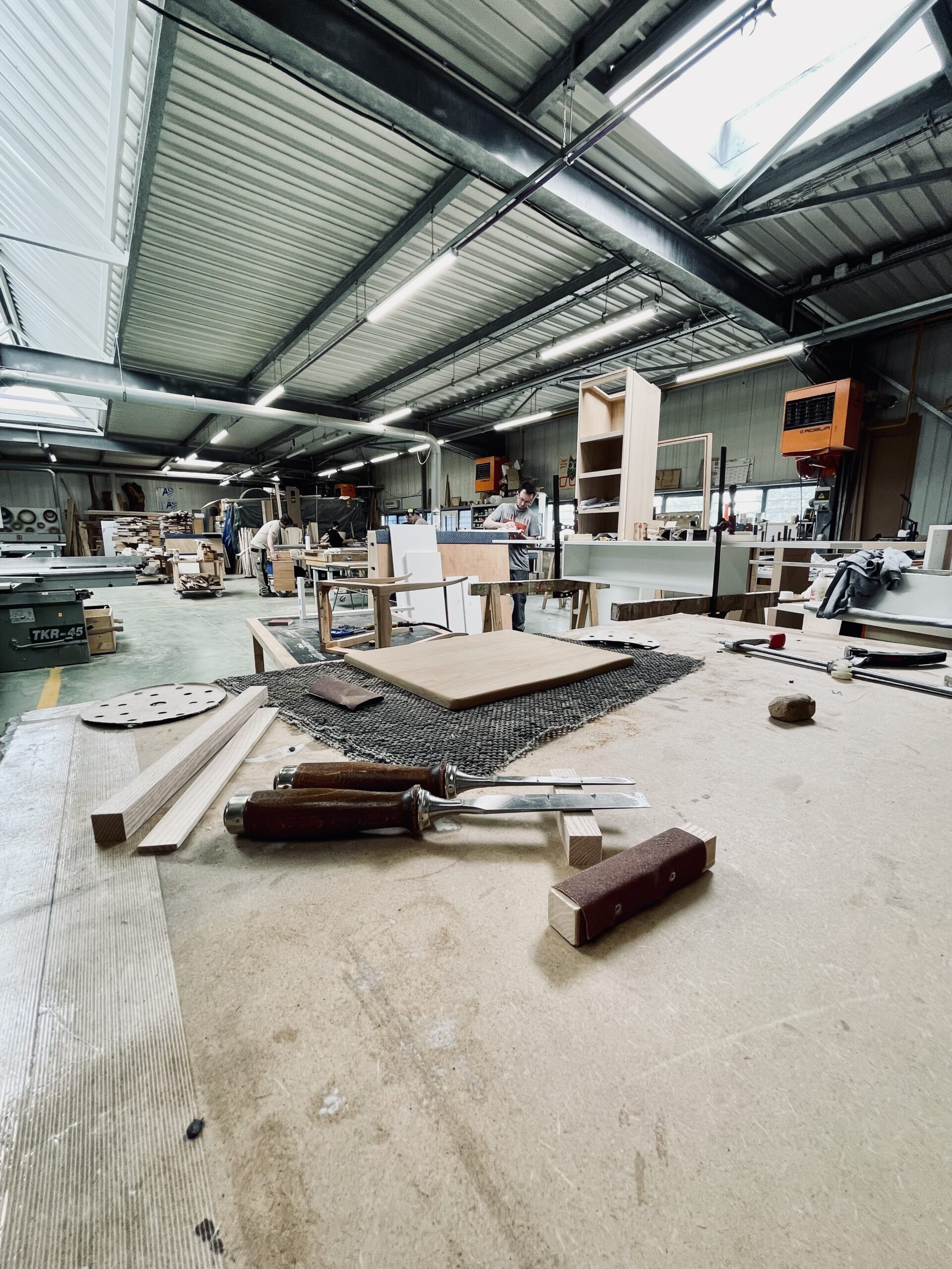 un travail du bois traditionnel